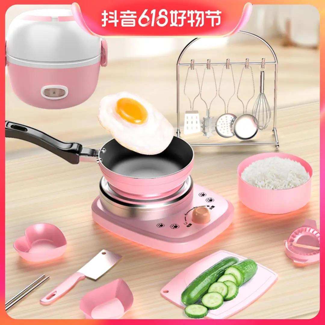 新疆包邮全国迷你小厨房真煮可做饭全套儿童玩具真实版厨具6岁10