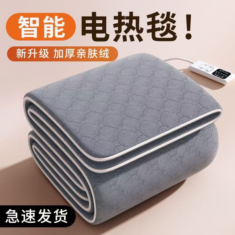 2025年新款电热毯单人学生宿舍电褥子双人双控调温家用正品