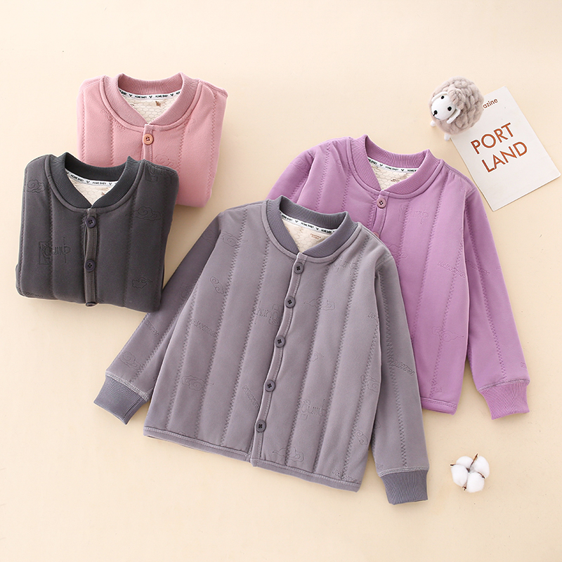 【蚕丝羊绒】校服神器棉衣儿童棉服男女童羊毛蚕丝保暖中大童棉袄