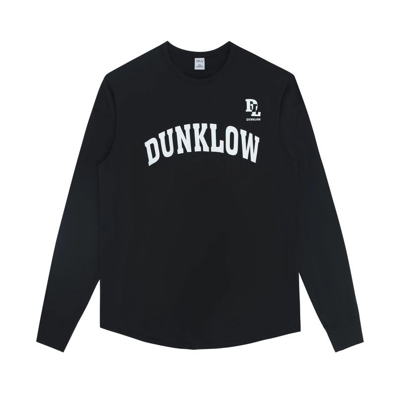DUNKLOW美式投篮服透气宽松速干长袖运动排汗弹力美式高弹健身T恤