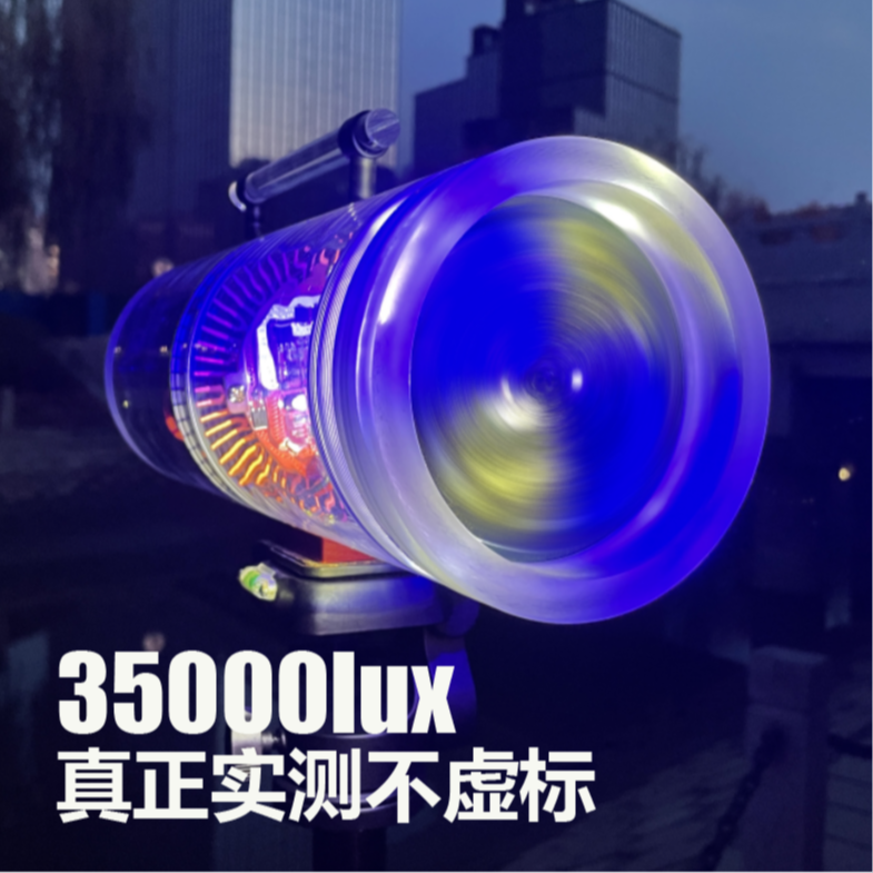 透明款激光炮超亮钓鱼灯大功率强光防雨高亮钓鱼佬激光炮