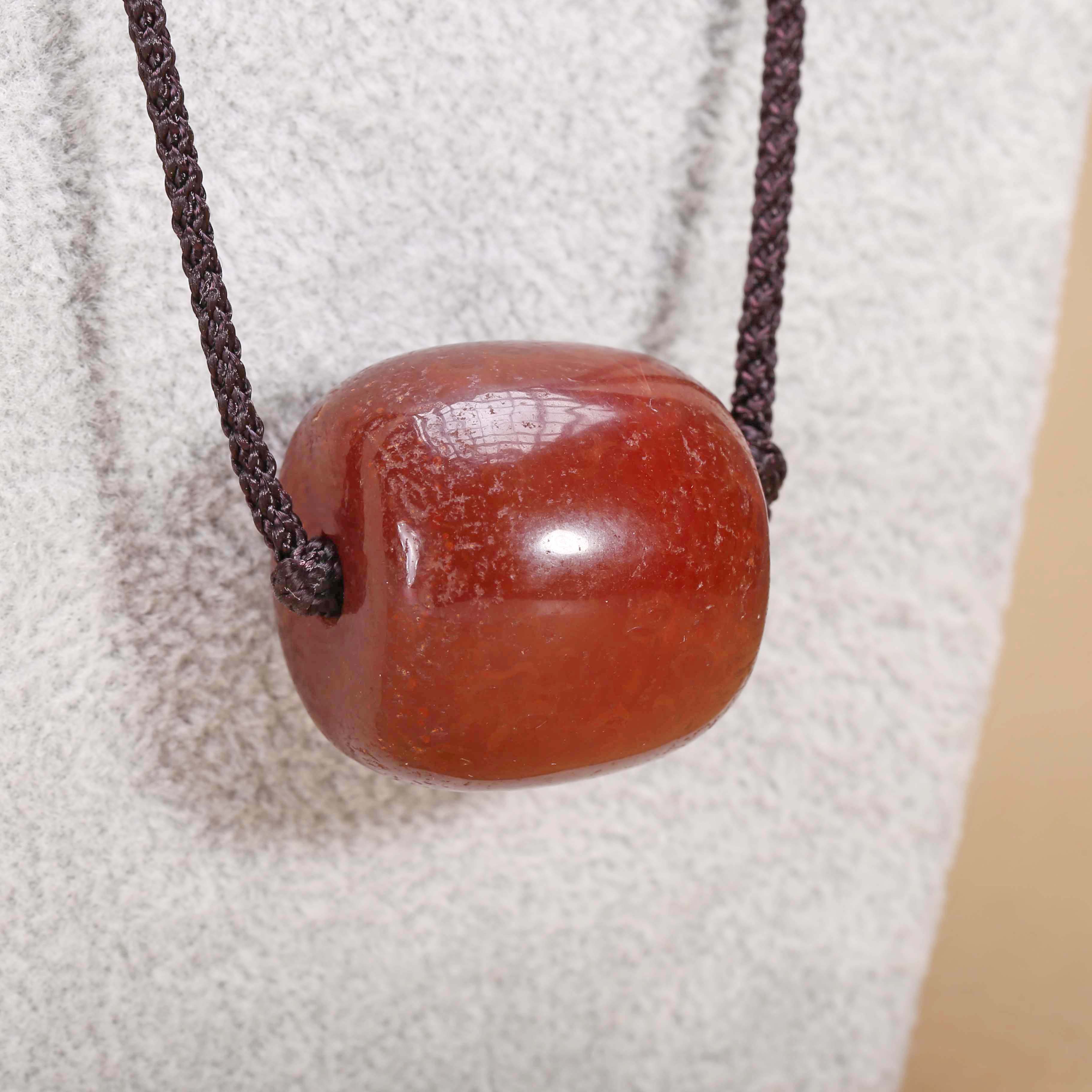 【济文阁】JFYG20102937民国 玛瑙锁骨珠