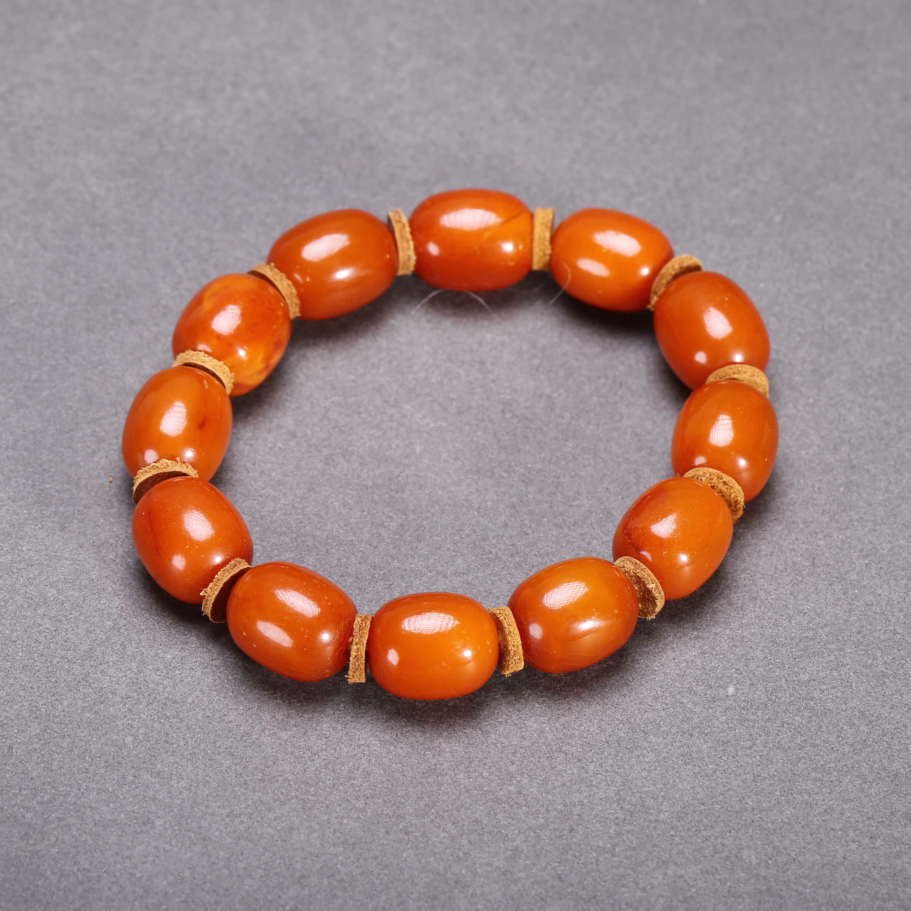 创汇/蜜蜡手串/JXQ20112007/收藏/【济文阁】