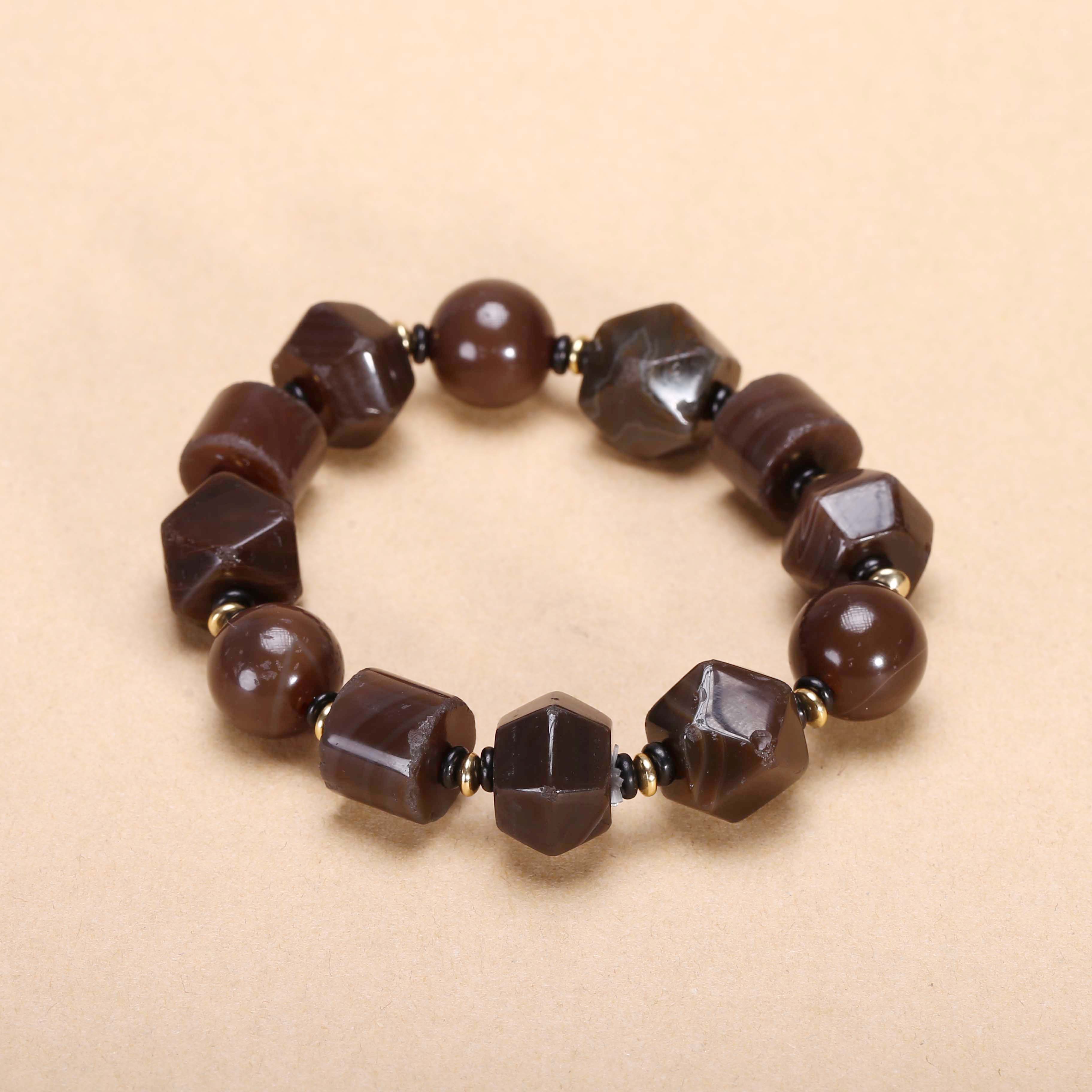 【济文阁】JMG20120114民国 糖玛瑙手串