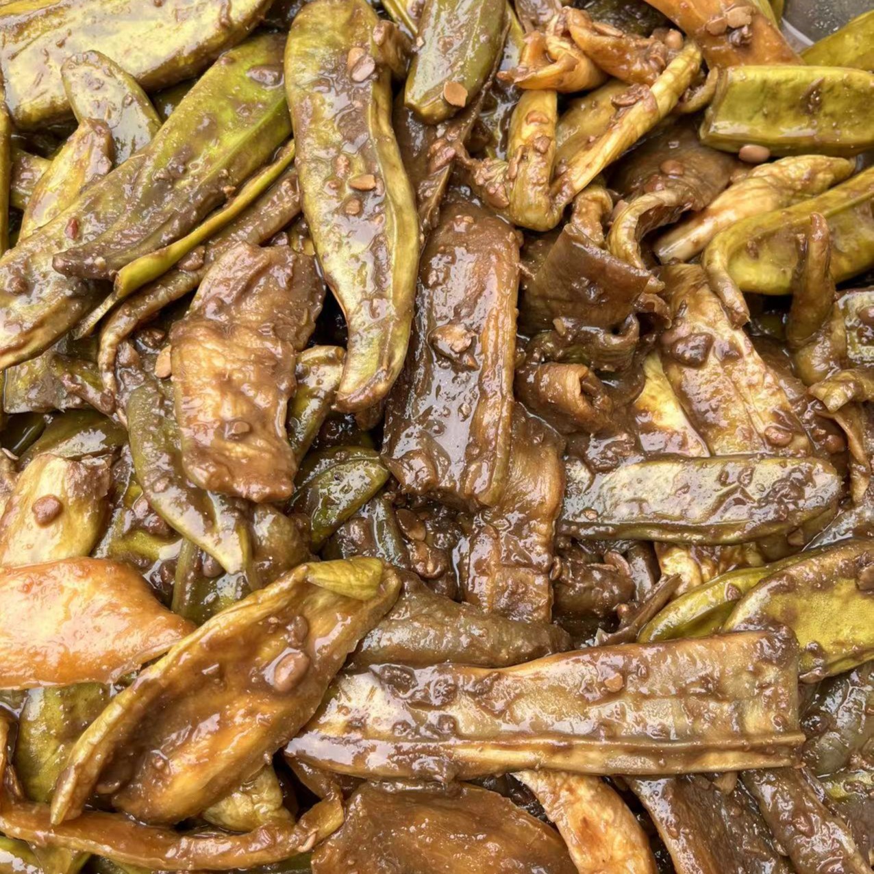 农村老式手工制作酱刀豆酱豆角酱菜瓜500g一包