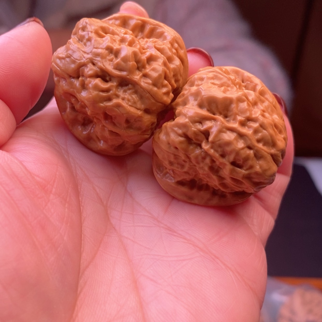 【闪购商品】文玩核桃把件36蛤蟆