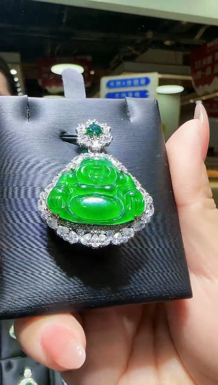 【闪购商品】翡翠吊坠（赠链）未镶嵌吊坠F4