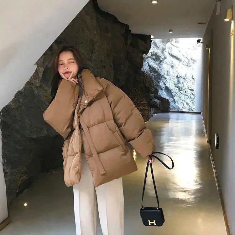 爆款冬季羽绒服年炸街新款羽绒衣女短款时尚韩版宽松学生羽同