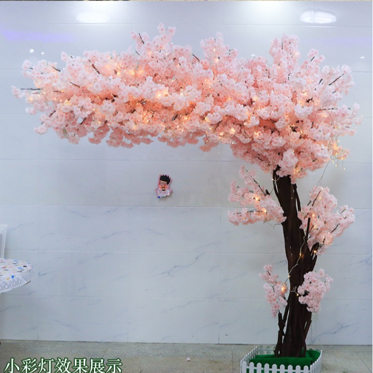 仿真樱花树 大型网红假樱花树室内装饰仿真桃花树许愿树酒店造景