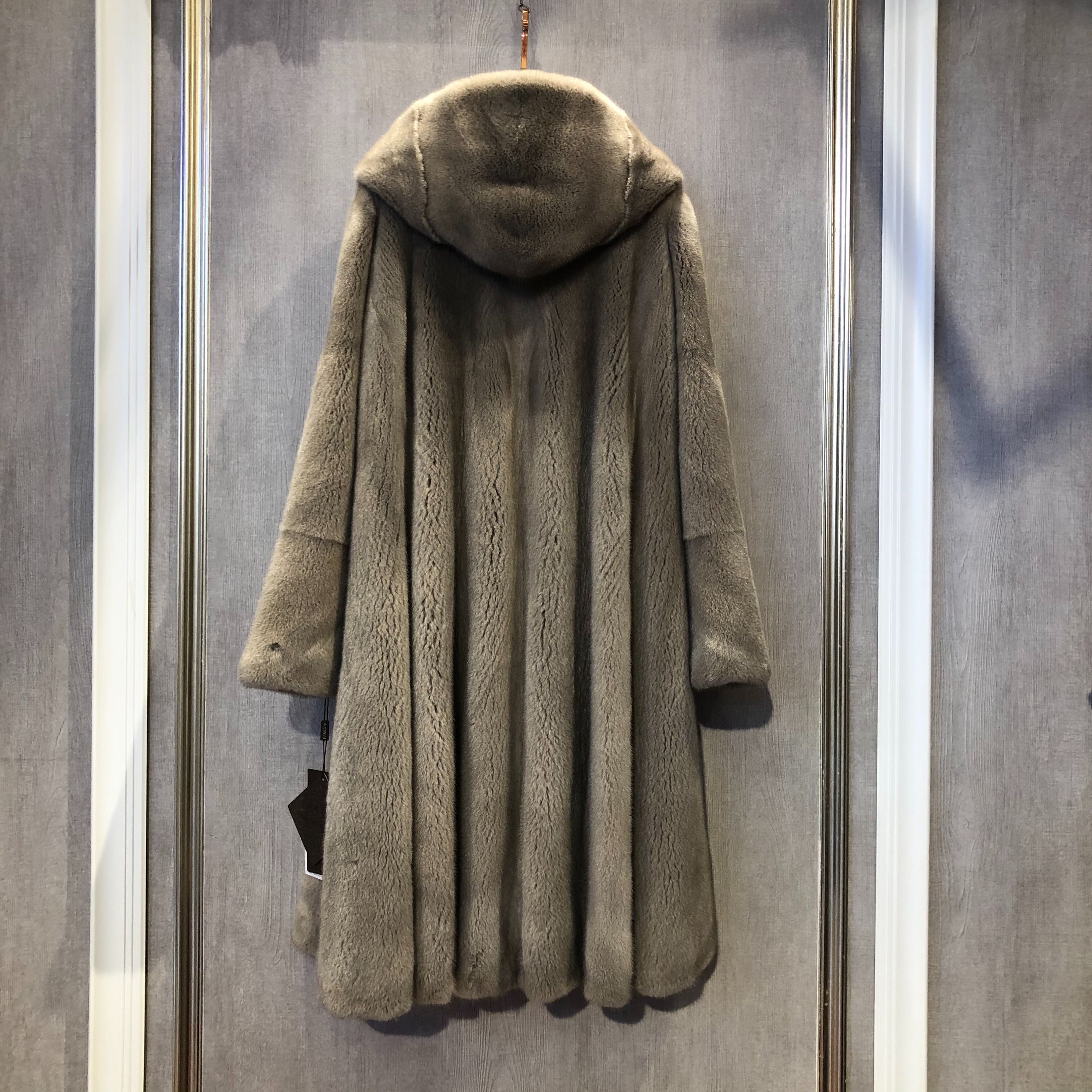 9号 进口天鹅绒短二休闲时尚女士冬季貂大衣 1777