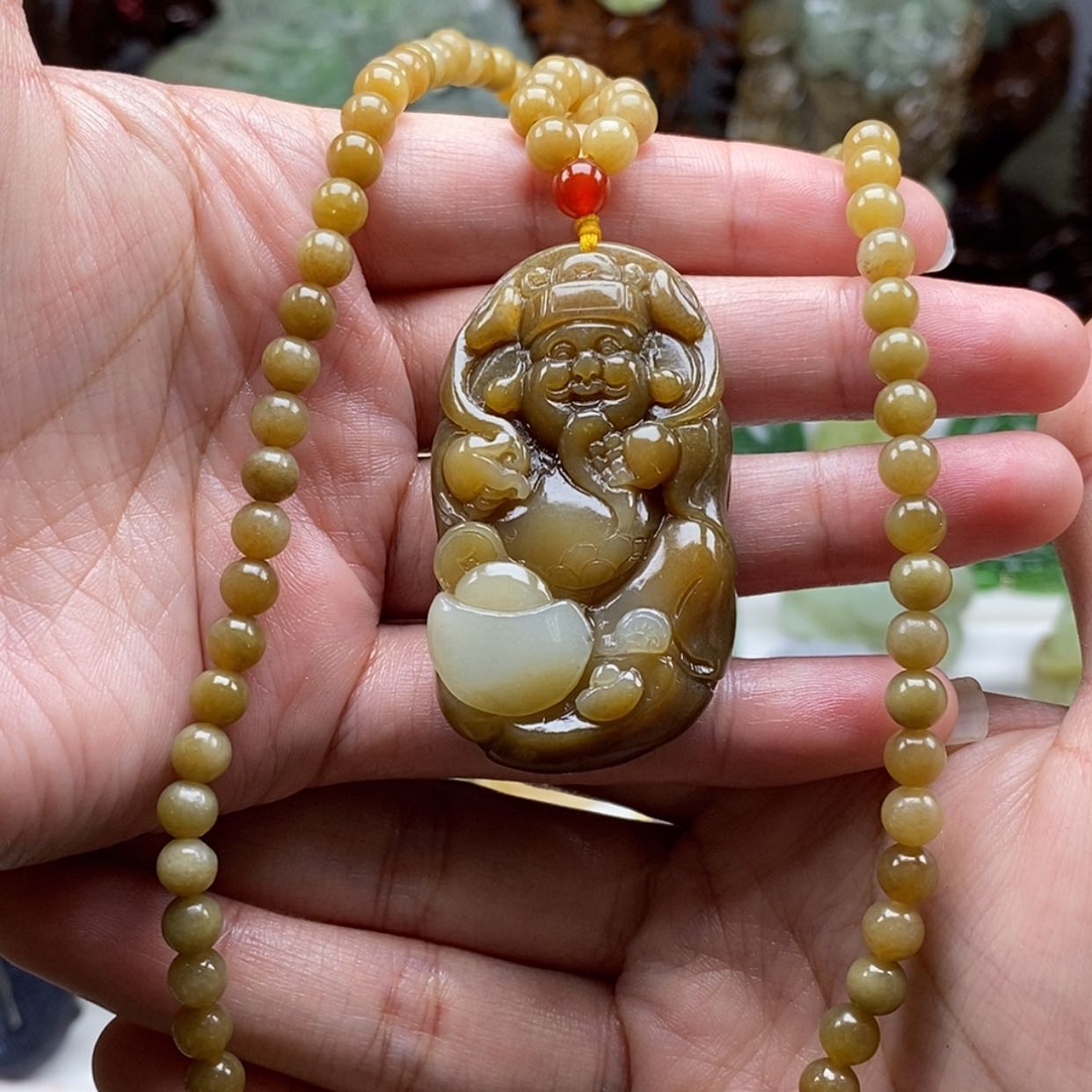 【闪购商品】和田玉（糖玉）颈饰未镶嵌