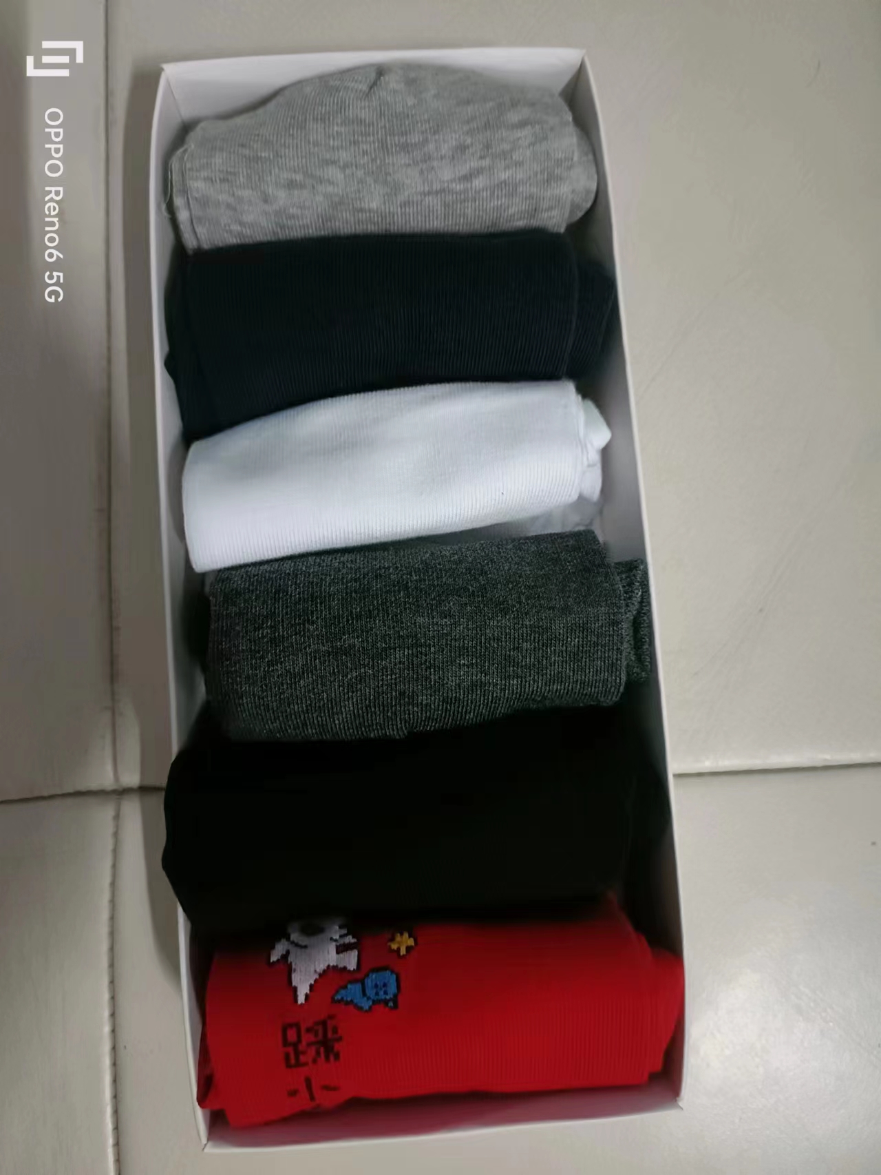 男袜女袜中筒休闲印花款款一双