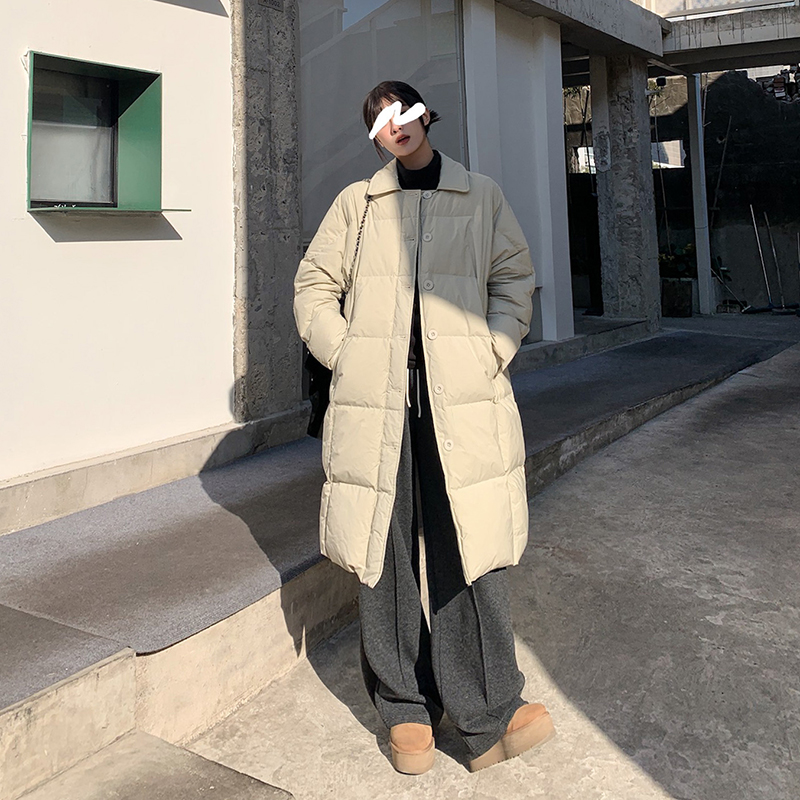 SIXI四喜家秋冬 暖冬小比格/90白鸭绒保暖羽绒服女加厚中长款外套