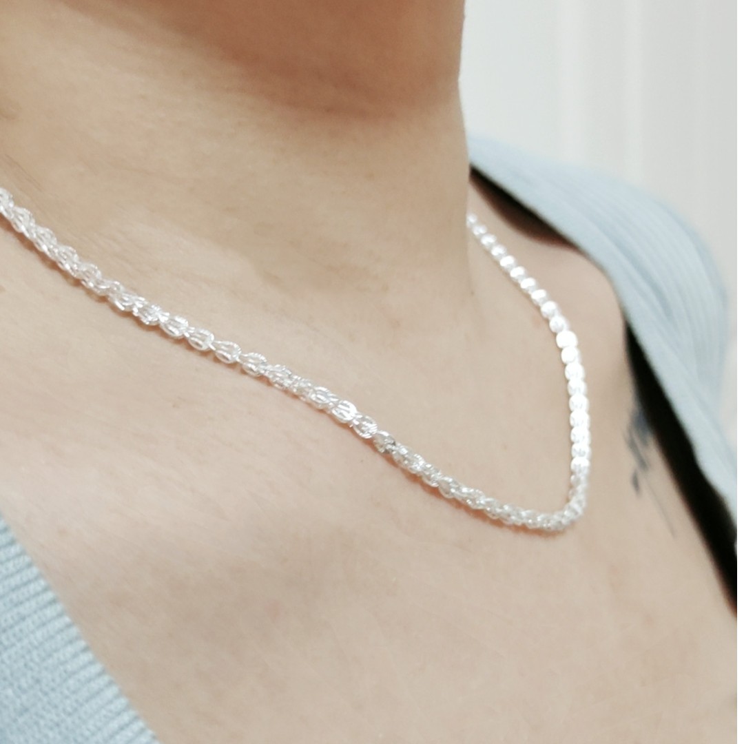 链子足银 链子足银 足银999凤尾项链女 复古轻奢时尚百搭素款项链