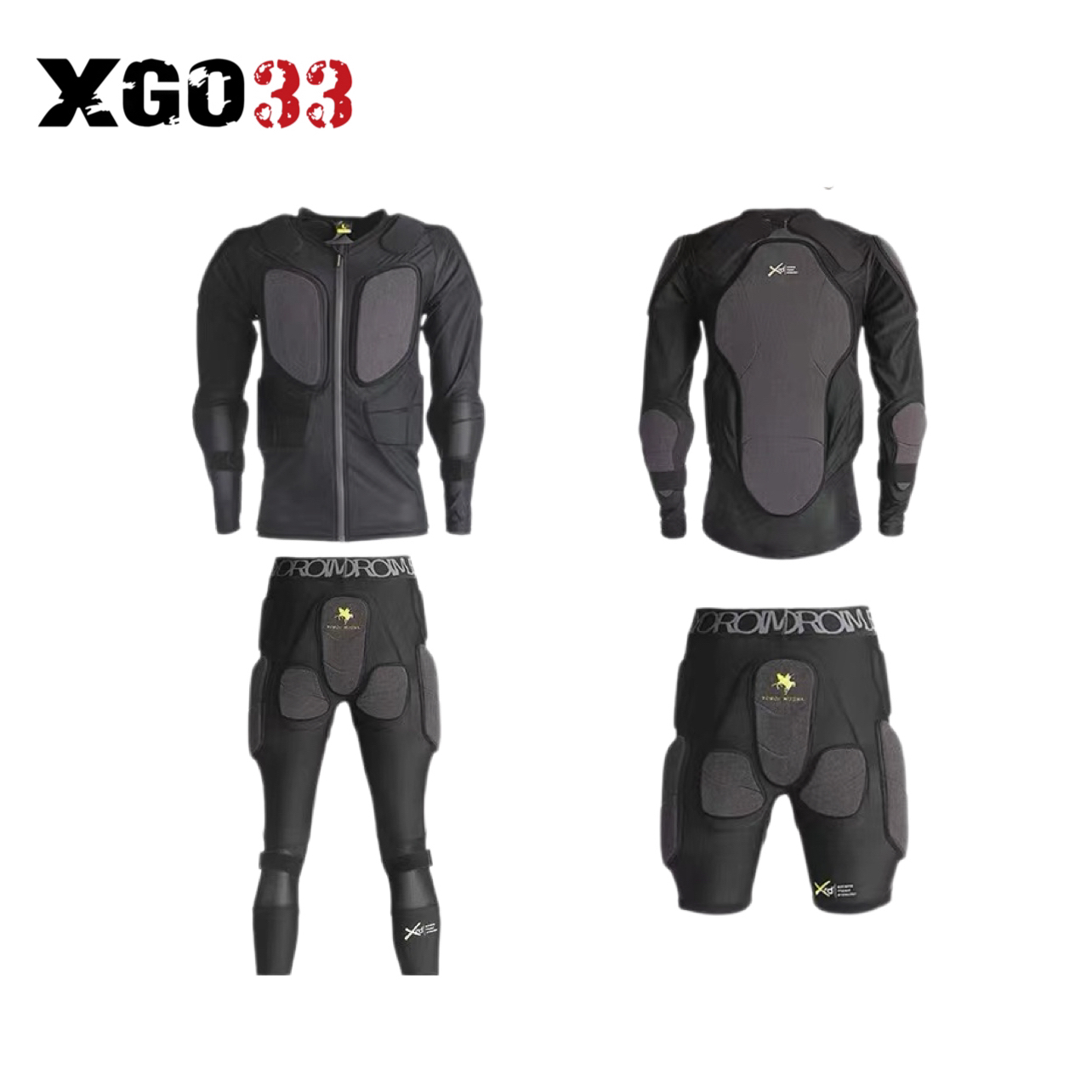 铠武者凯夫拉滑雪专业护具护甲护膝防摔护臀护膝单板滑雪滑雪护具