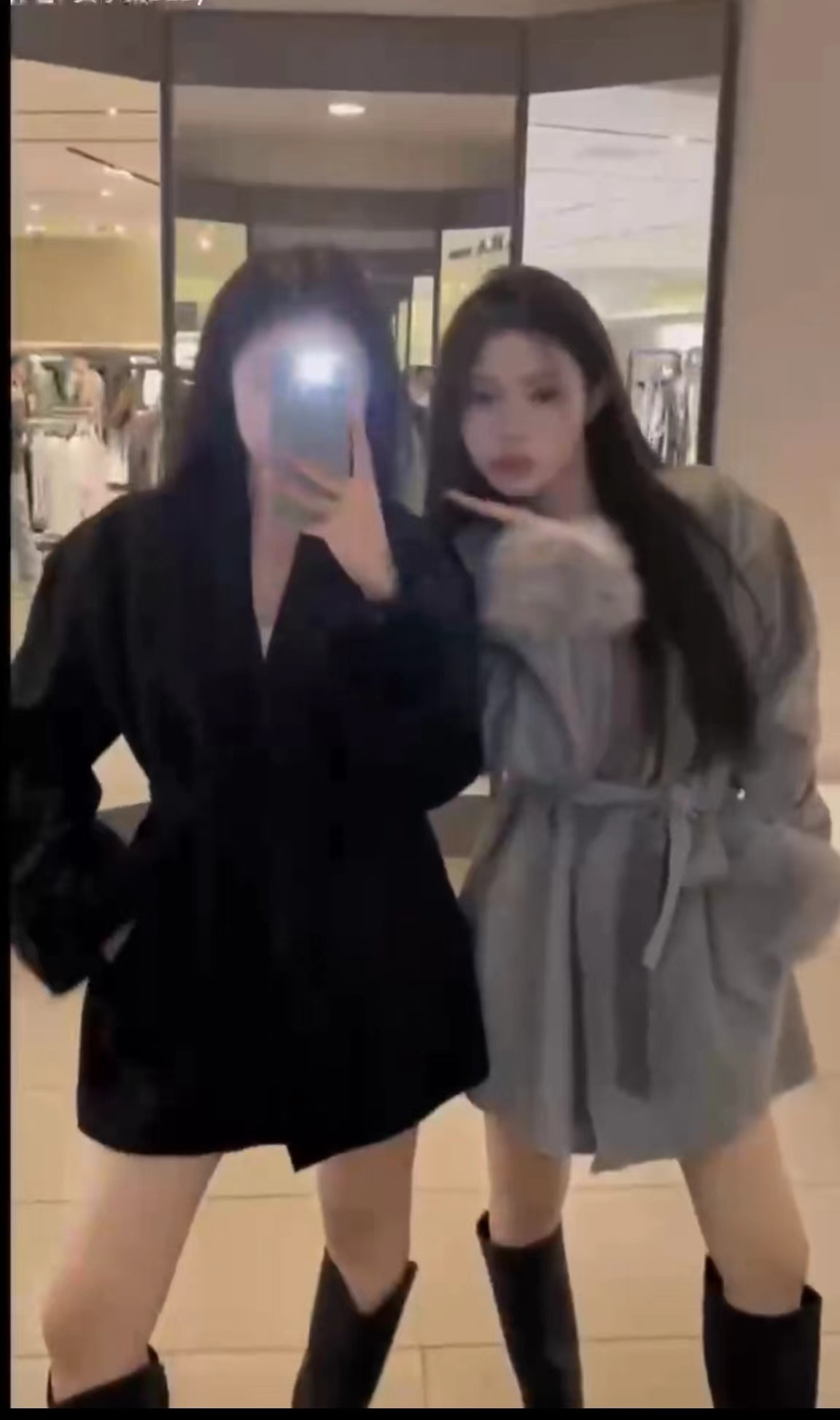 绑带毛毛袖法式赫本风毛呢外套女秋冬气质显瘦
