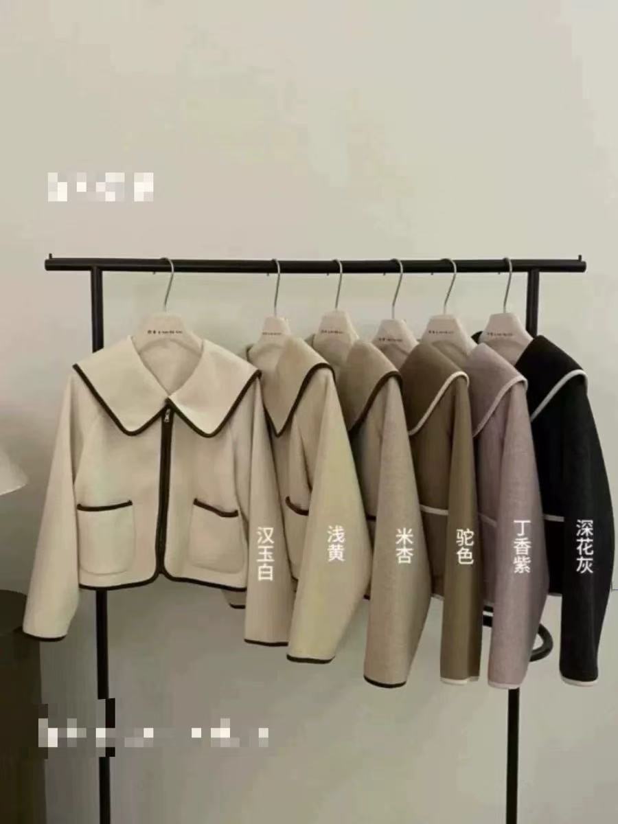 小妳XiaoNi———（冬款娃娃领呢子外套1440370/2340199）