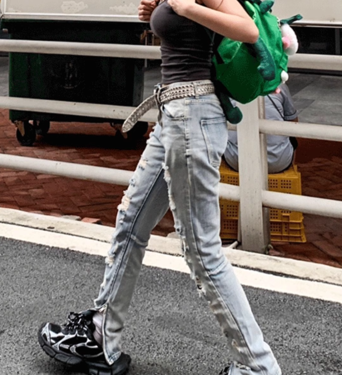 高定时尚老爹鞋透气网厚底增高男女轻奢设计师复古