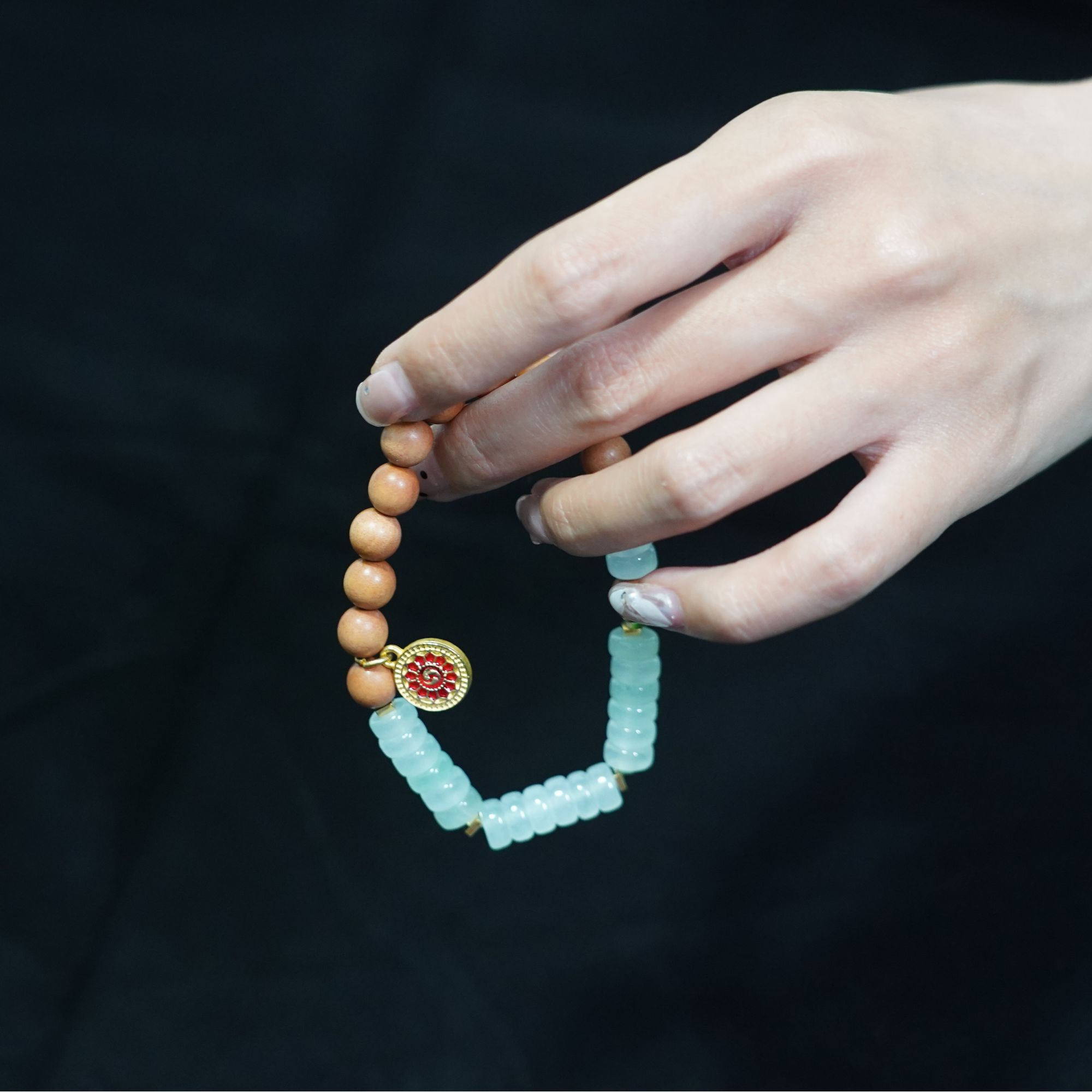 非金属木质手链 敦煌手串  财韵福珠 檀香手串女款