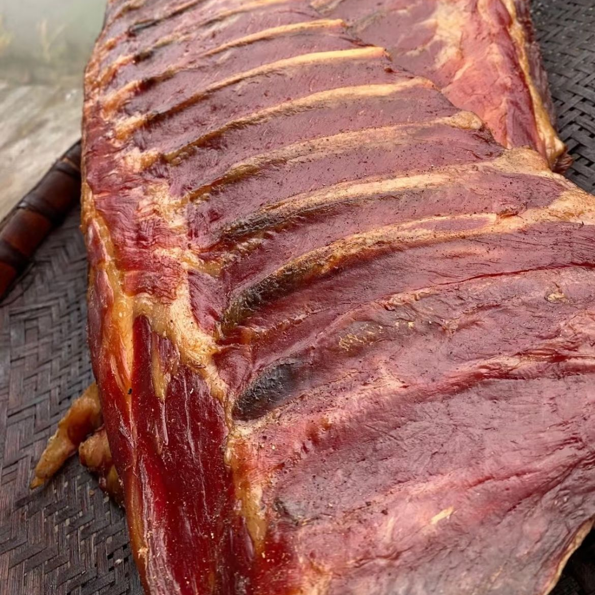 四川本地风味腊排骨(直播间现场计量称重)