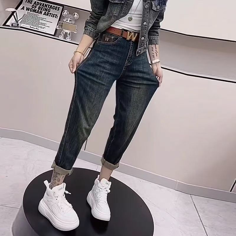 新款休闲百搭老爹直筒裤高品质孤品（默认瑕疵 介意勿拍）