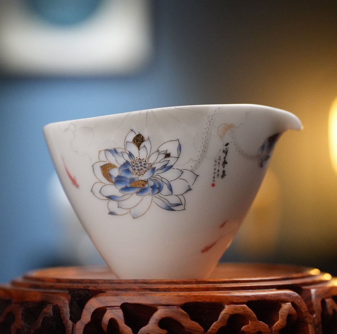 渡景山房.白玉瓷悦香茶海（妙色清欢）