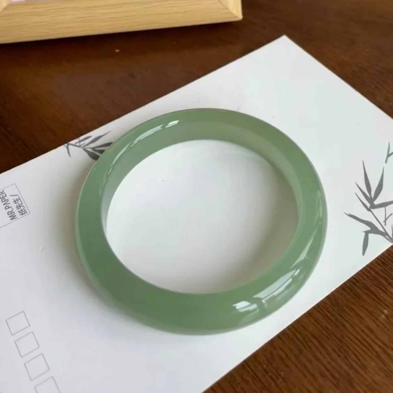 油青绿手镯58-59圈口