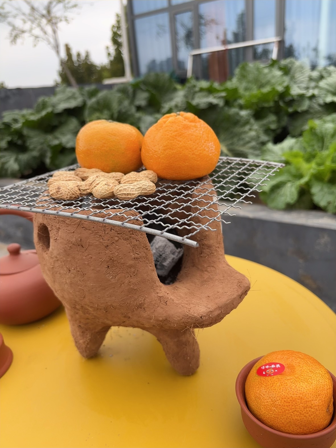 手工柴火泥炉土炉子炭炉户外围炉煮茶烧烤炉