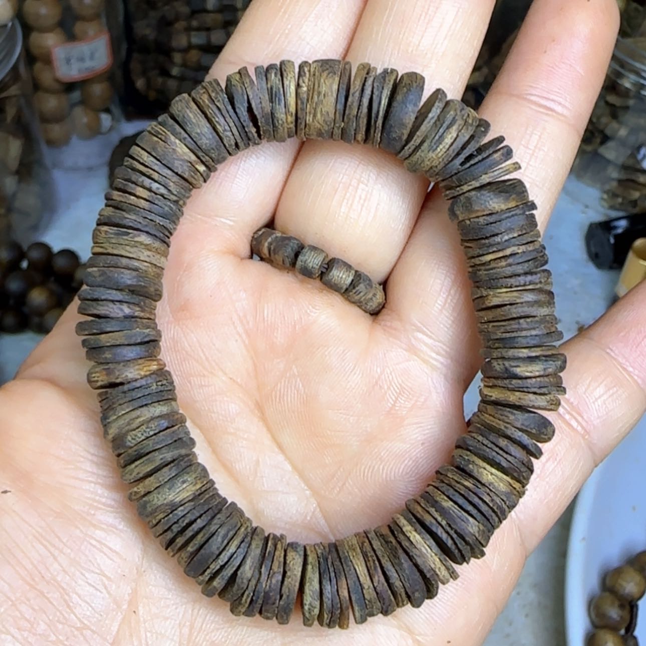 【闪购商品】沉香手串楠楠99沉片珠手串12克