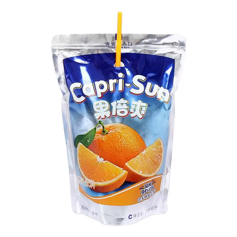 果倍爽橙汁200ml