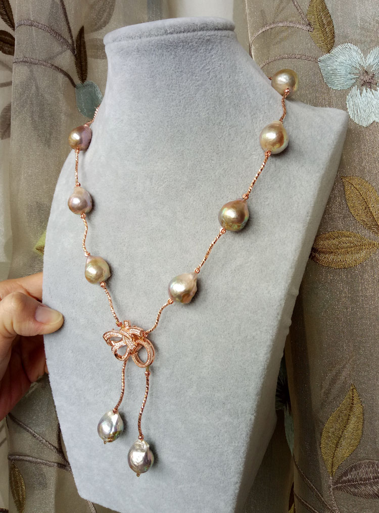 铜合金项链 异形巴洛克项链阿忆家设计-女神-女王-优雅-华丽-品味