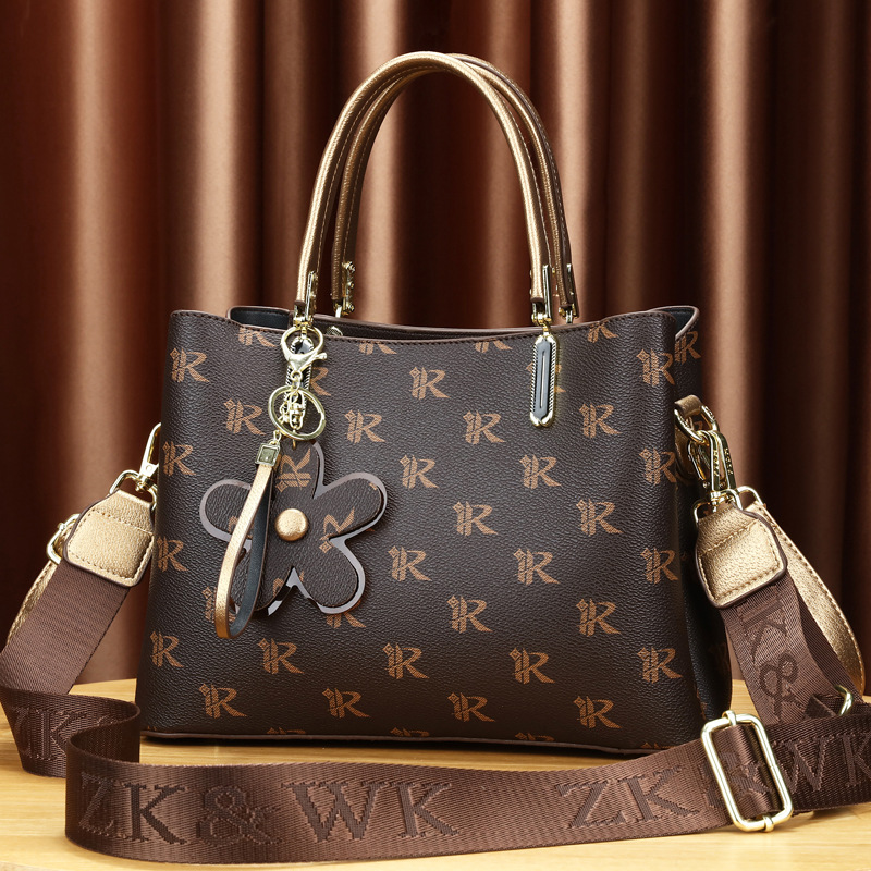 （梅）厂家女士手提包23新款大容量女包中年妈妈包单肩斜挎包