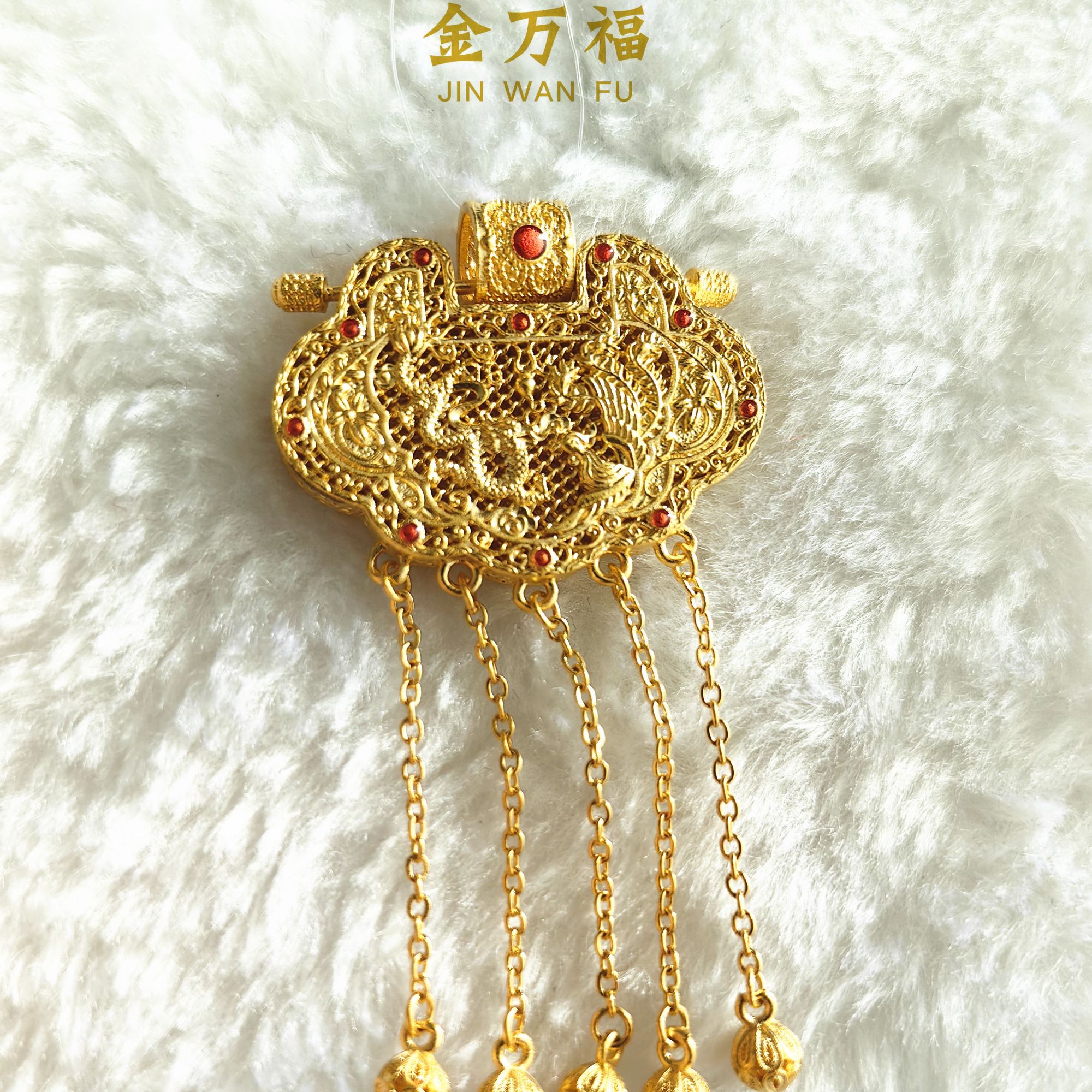 金万福黄金 足金吊坠23.71g