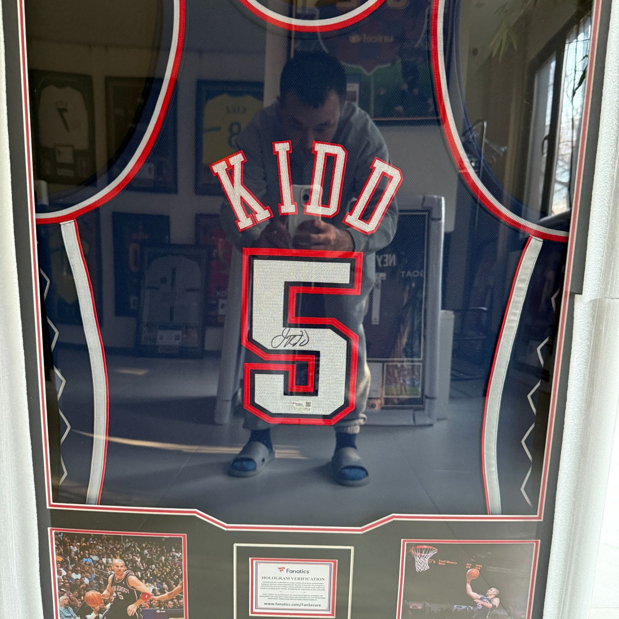 （麦扣亲签）基德篮网球员版球衣麦扣老刘