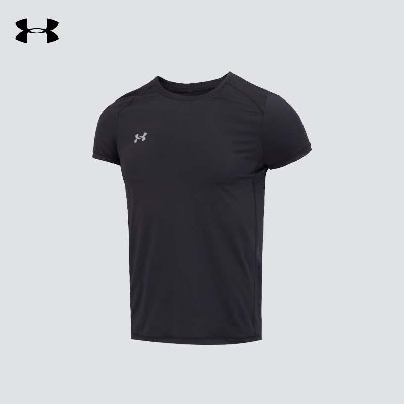 UA安德玛篮球t恤男 正品速干短袖透气运动跑步健身训练服圆领半袖
