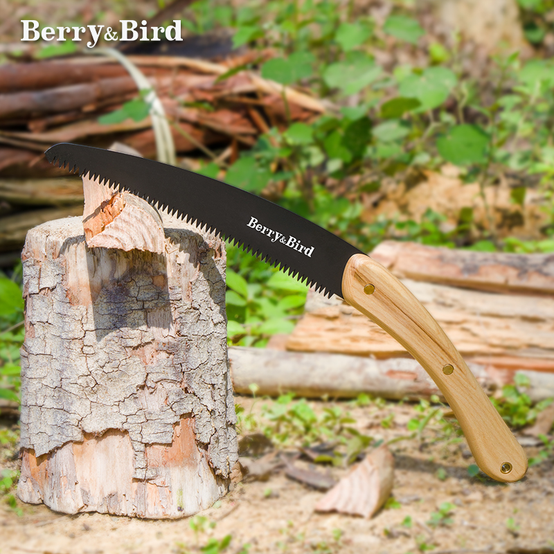 Berry&Bird园艺手工锯修枝户外果树木粗枝切割园林小锯子碳钢家用