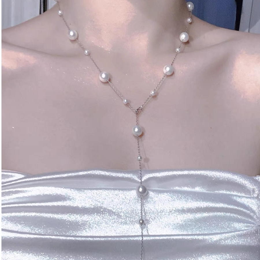 铜合金仿珍珠项链 【青霍价最后三天】03-8满天星小众