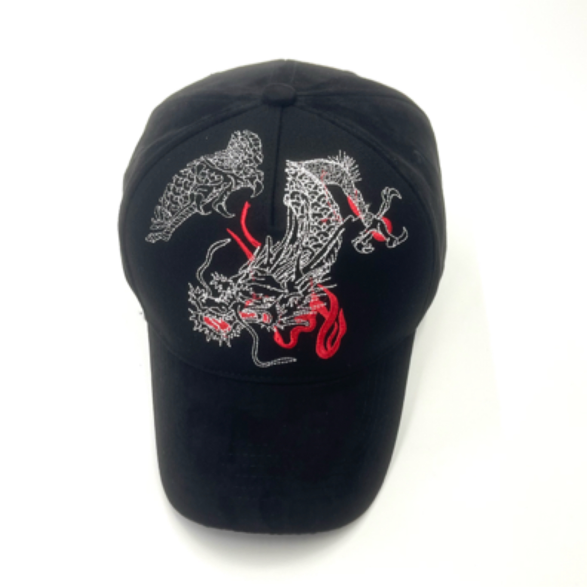 国潮龙帽子高顶卡车司机帽爱国传统文化帽子龙年棒球帽高品质帽子