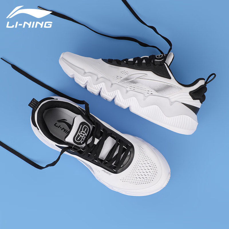 LI-NING/李宁休闲运动鞋男春秋新款减震透气轻便软底网面百搭鞋子