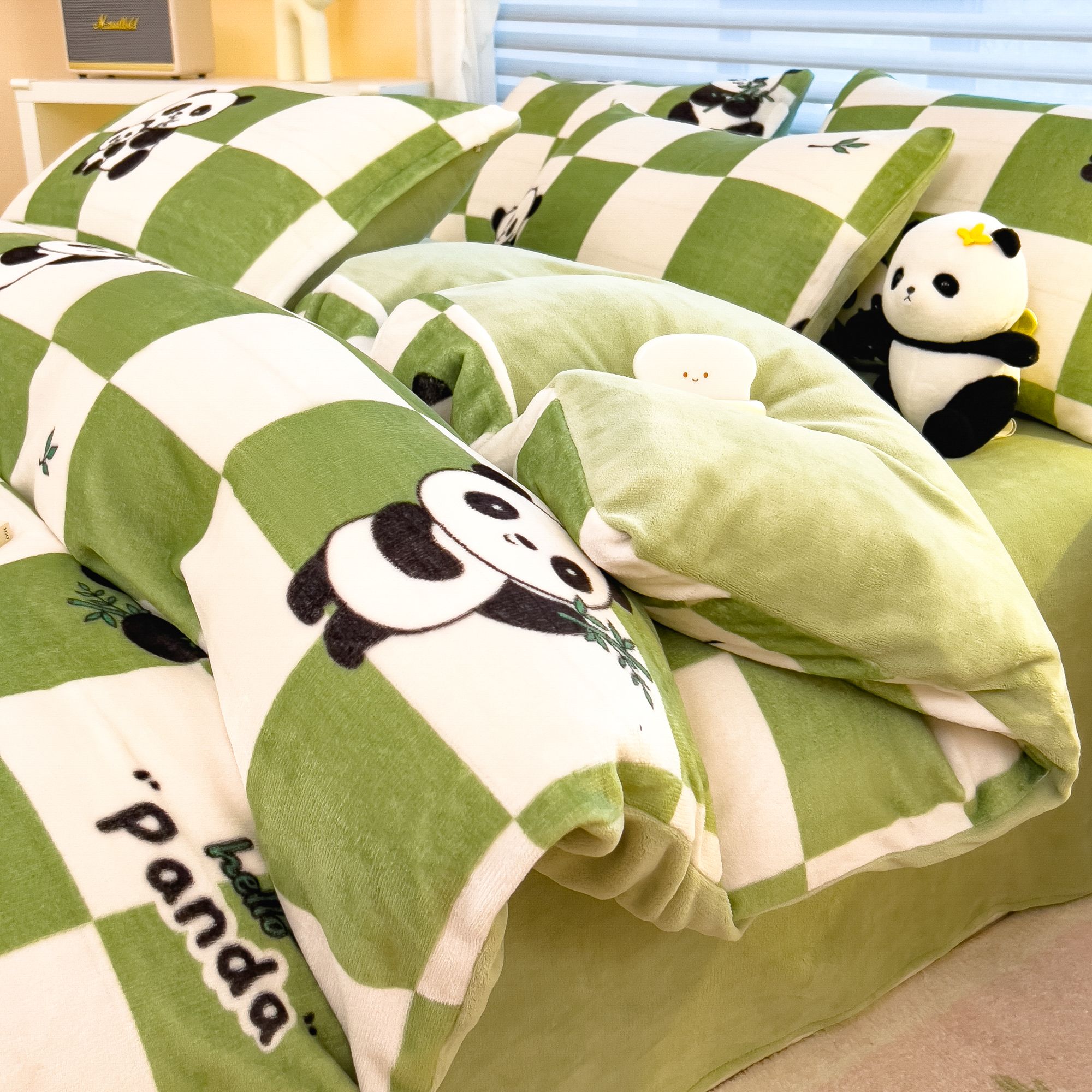 冬天加绒被套单件150x200x230双面绒被罩学生宿舍法兰绒牛奶绒被