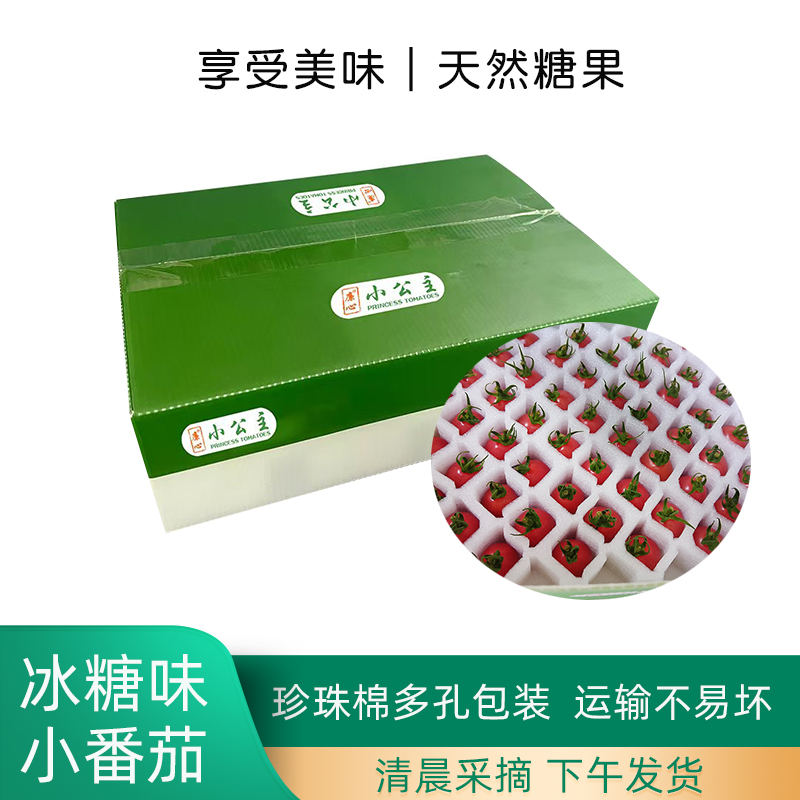 广东湛江精选千禧圣女果冰糖味皮薄多汁珍珠棉包装小番茄顺丰包邮
