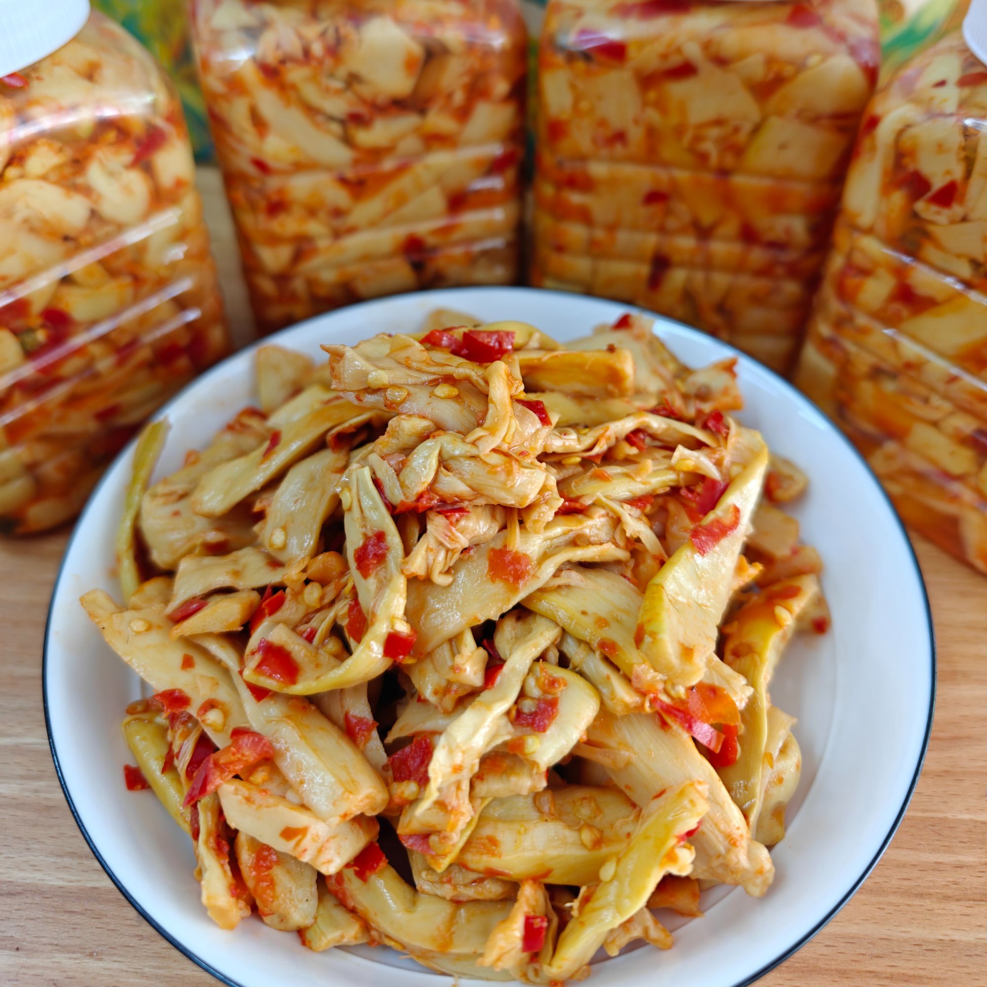 云南普洱黄笋腌酸笋竹笋及食700克顺丰包邮