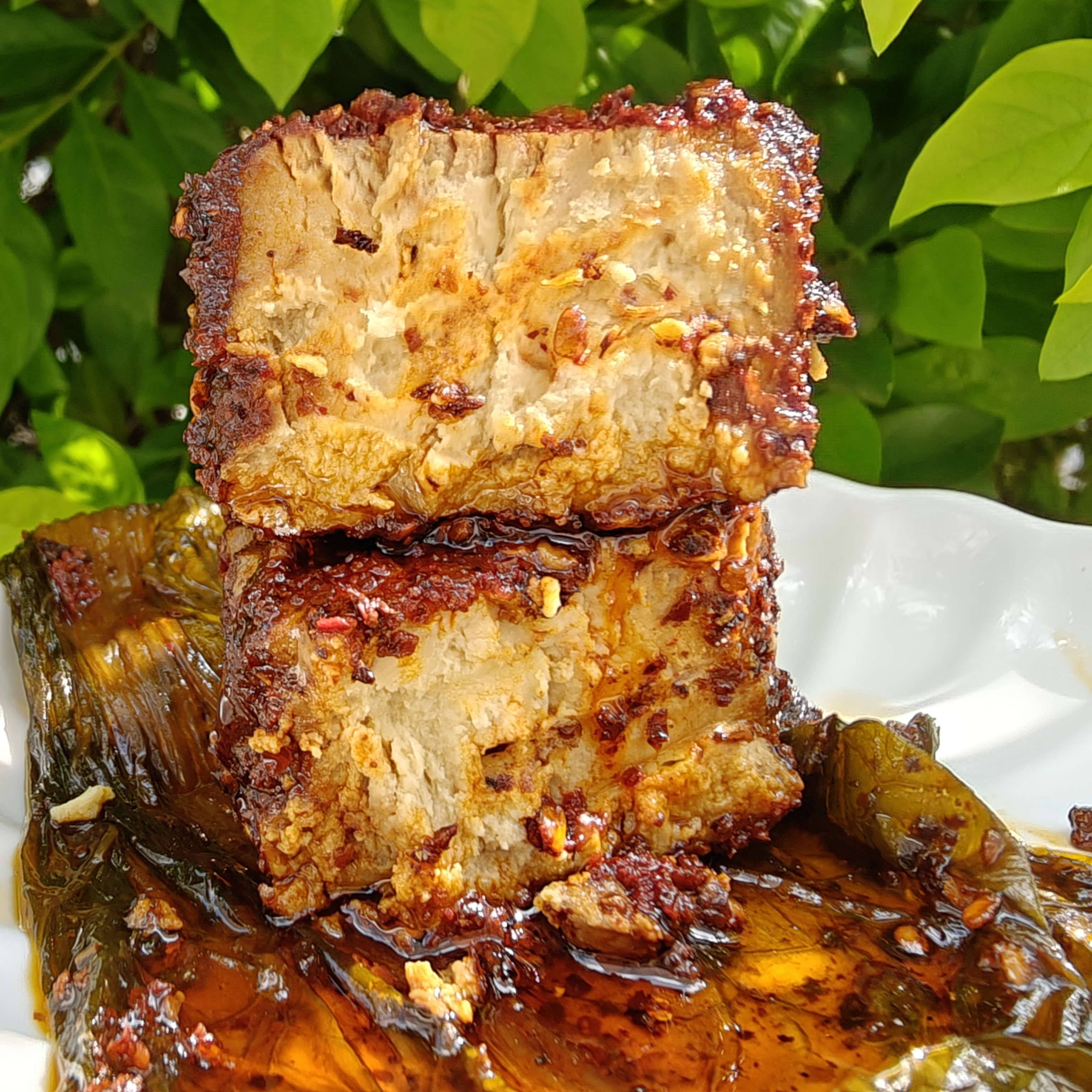 云南普洱特产香辣菜叶子包豆腐乳叶子豆腐700克/1000克顺丰包邮