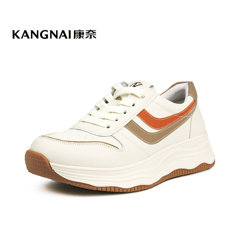 Kangnai/康奈36231专柜正品系带百搭舒适防滑阿甘女士运动休闲鞋