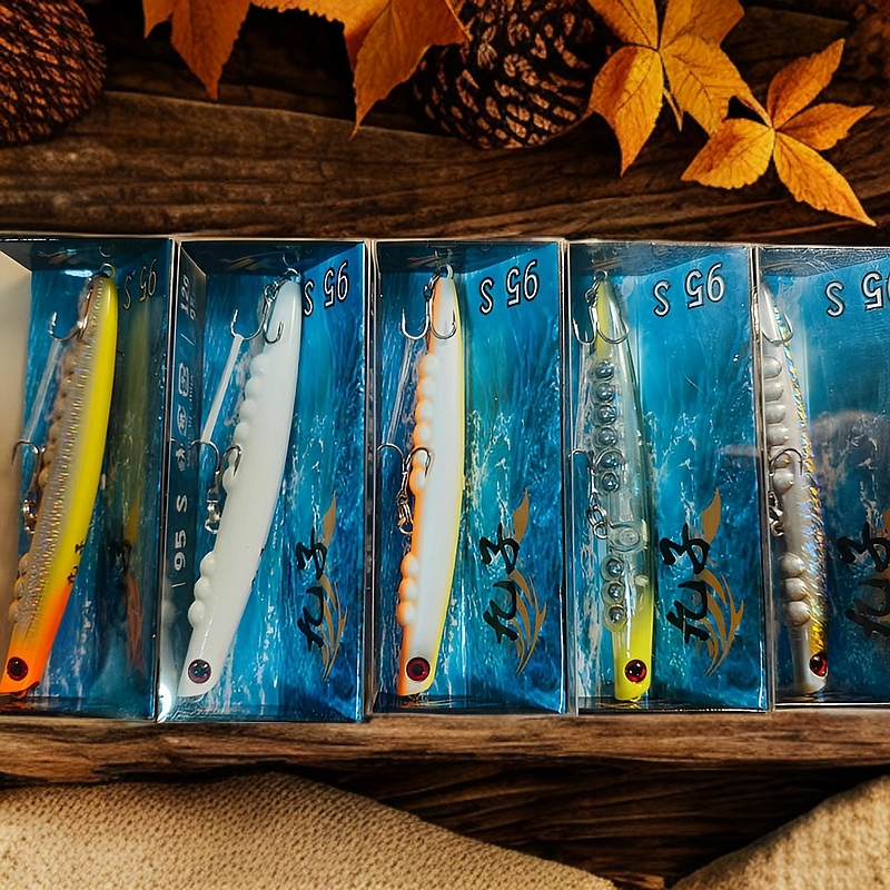 95S九子铅笔12g（沉水型）鲈鱼 翘嘴 鳡鱼路亚假饵  腹部九子  