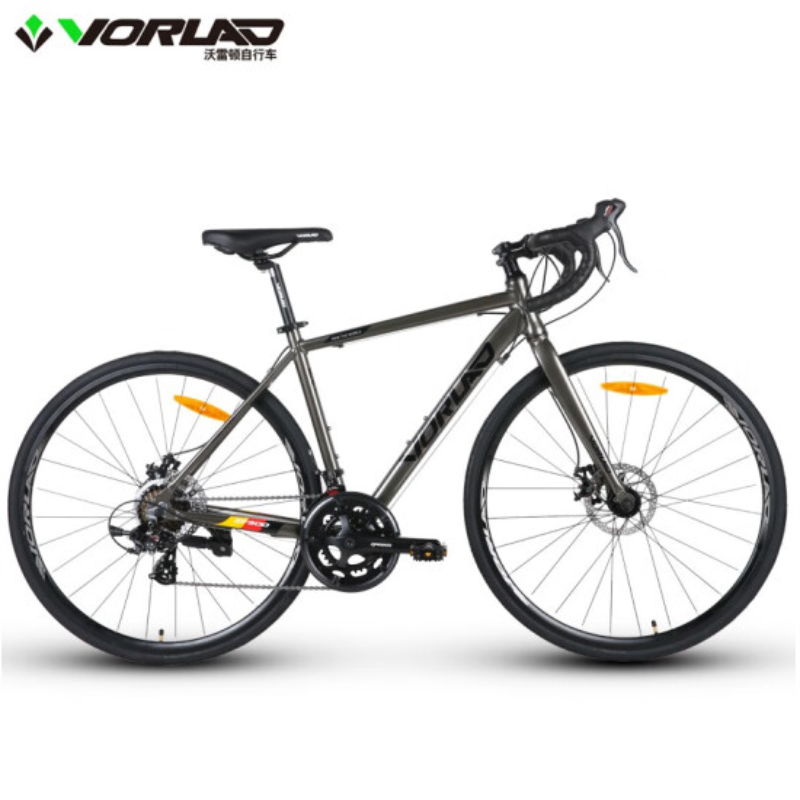 VORLAD/沃雷顿追风300铝合金碟刹14速休闲运动破风型弯把公路车