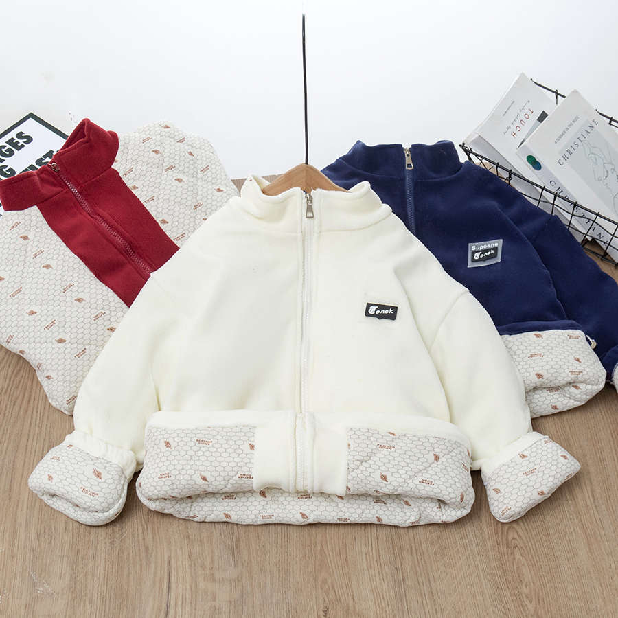 【四合一超厚棉袄】儿童蚕丝校服内搭神器男童女童保暖外套中大童