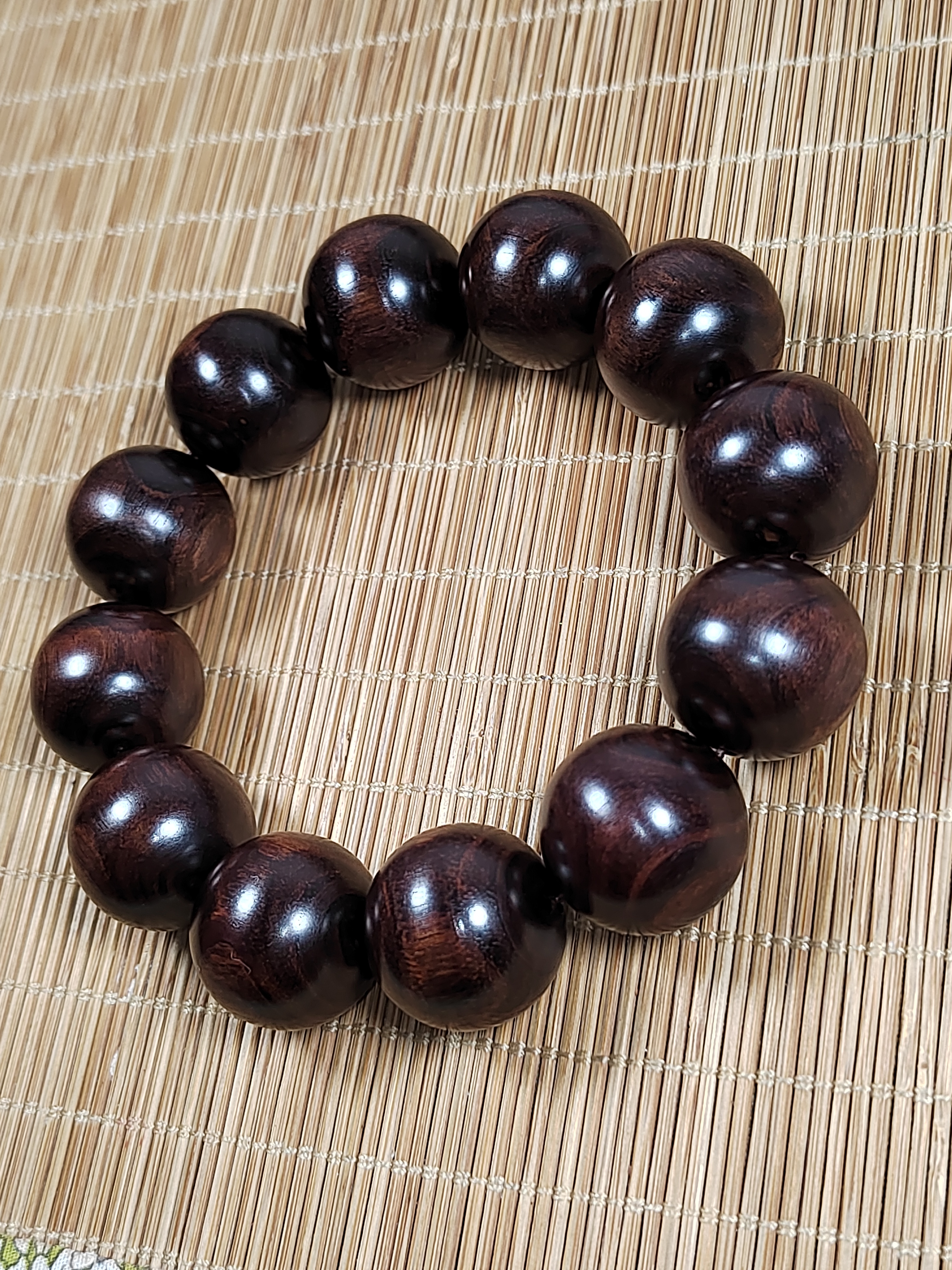 海南黄花梨  2.0X12 老料紫葡萄对眼