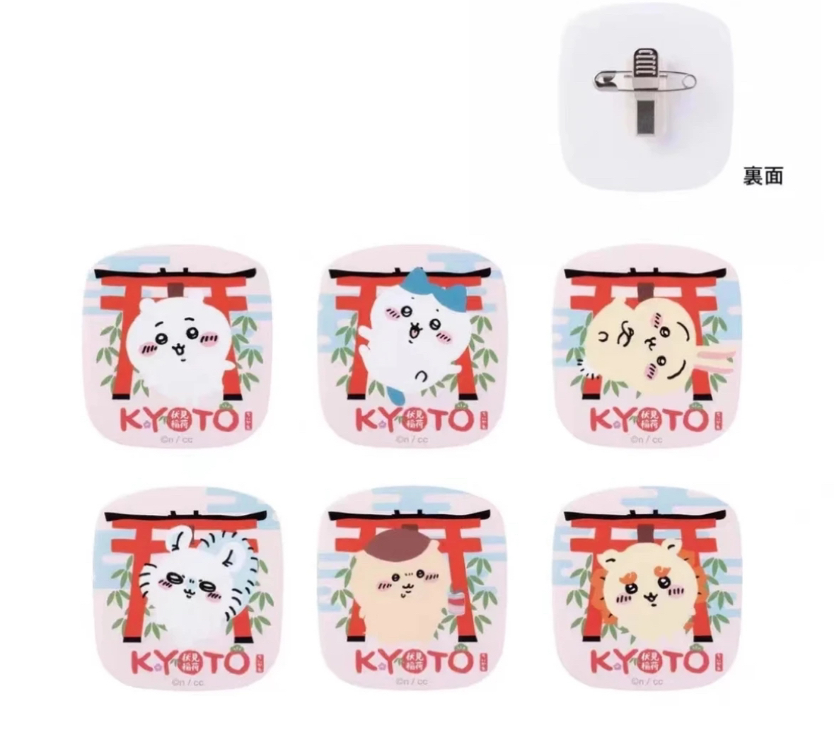 【菠萝拆卡】chiikawa 吉伊卡哇 伏见稻荷立牌夹子 全7种 盲盒