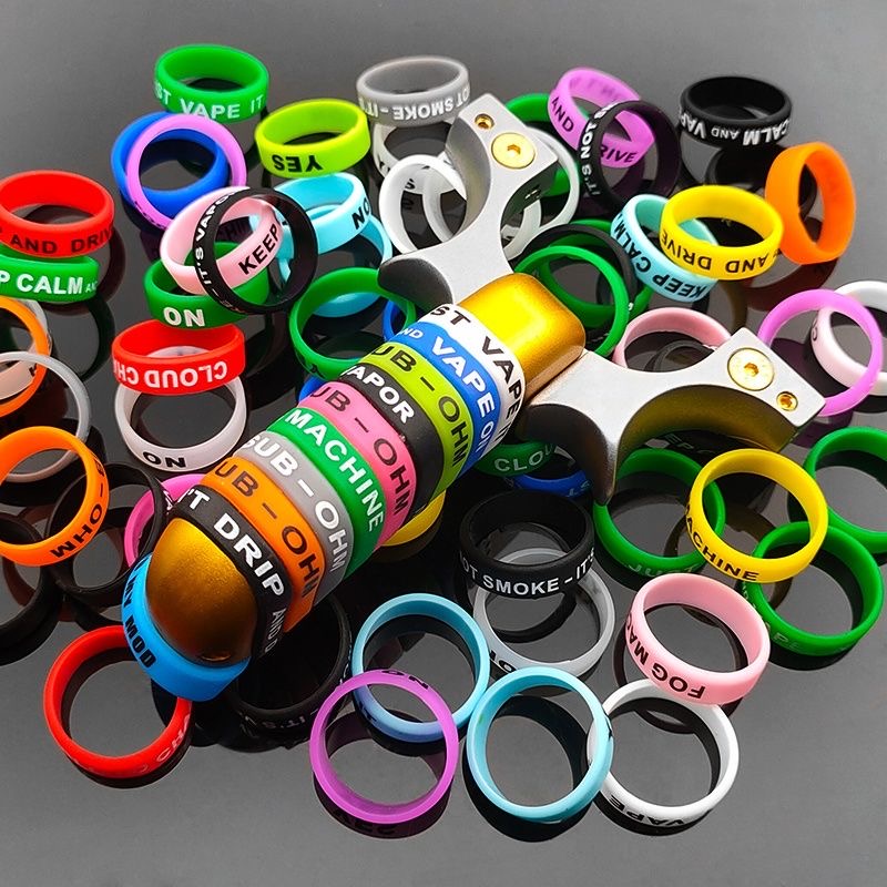 弹弓逼格圈防滑套环彩虹圈硅胶装饰手把套防摔柄缠弓吸汗带防冻手